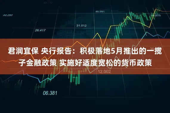 君润宜保 央行报告：积极落地5月推出的一揽子金融政策 实施好适度宽松的货币政策