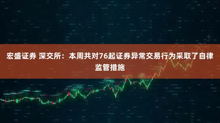 宏盛证券 深交所：本周共对76起证券异常交易行为采取了自律监管措施